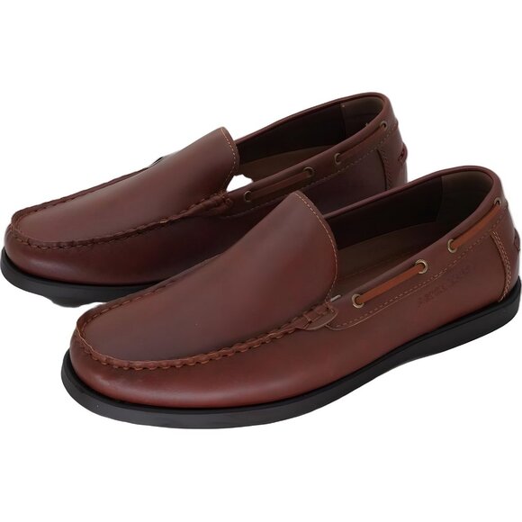 Aston Marc Abrams Comfort Loafers Tan Slip-On Men's US 9M - Picture 2 of 6